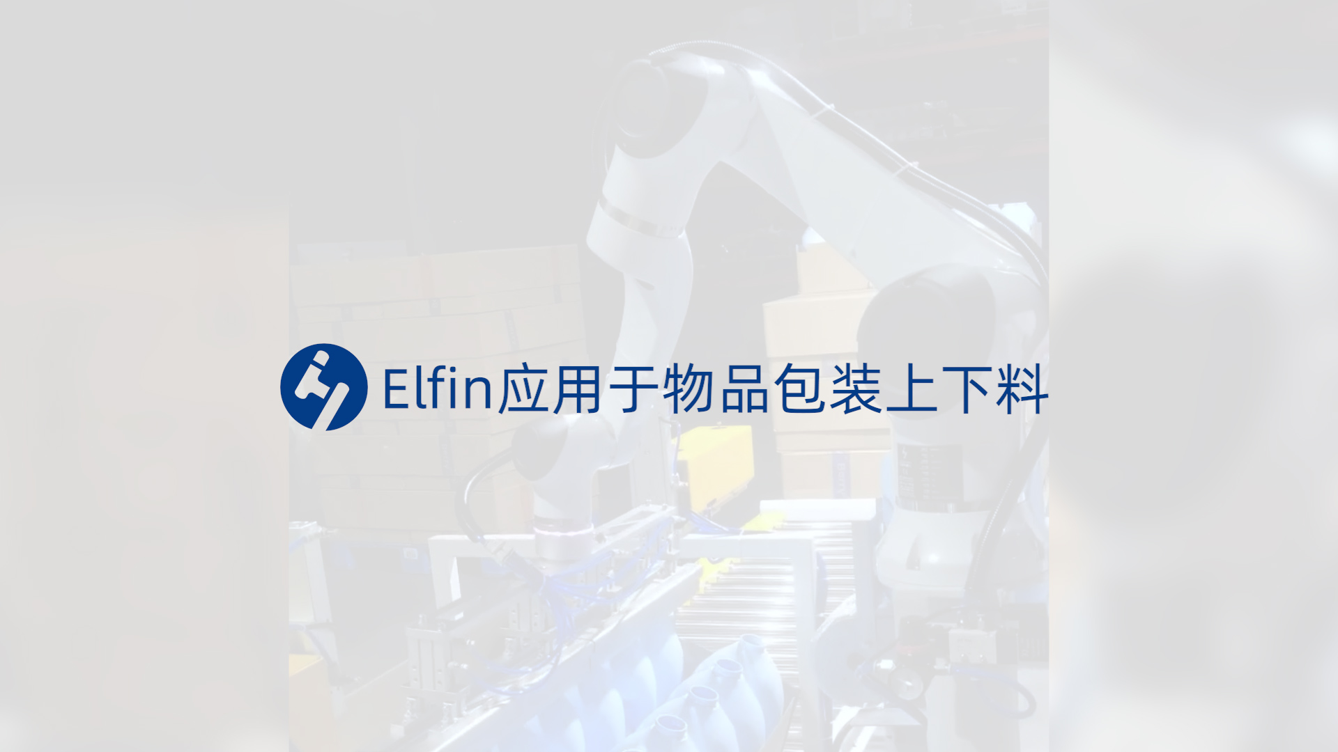 Elfin應(yīng)用于物品包裝上下料